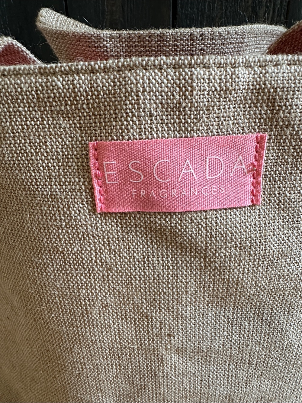 🌸Escada Fragrances Beach Canvas Tote